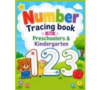Number Tracing Activity Book for Preschoolers & Kindergarten: My First Number Tracing Book, Fun & Easy Handwriting Practice for Preschoolers & Kindergarten (Ages 3-5)