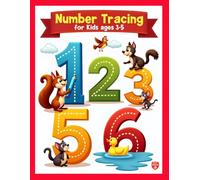 Number Tracing for Kids ages 3-5: A fun workbook of numerals, words and patterns to learn the numbers from 1 to 20 for pre-schoolers and kindergarten children