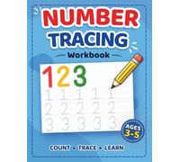 Number Tracing Workbook for Kids Ages 3-5: Progressive Number Tracing Activities with Counting Practice, Number Recognition, and Early Math Readiness ... and Kindergarten (My First Fine Motor System)