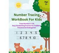Number Tracing Workbook for Kids: Trace Numbers 1-20 | Easy Handwriting Practice for Toddlers, Preschool & Kindergarten (Smart Start Learning Series)