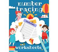 number tracing worksheets Ages 3-5: trace numbers practice workbook for preschoolers,kindergarten and kids ages 3-5 (math activity book), learn number from 0 to 20. the easy maths for kids