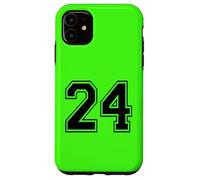 Number Twenty Four #24 Sports Team Uniform Birthday 24 Case for iPhone 11