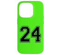 Number Twenty Four #24 Sports Team Uniform Birthday 24 Case for iPhone 14 Pro