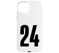 Number Twenty Four #24 Sports Team Uniform Birthday 24 Case for iPhone 15 Plus