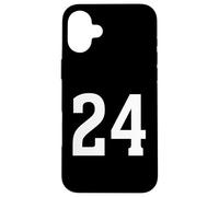 Number Twenty Four #24 Sports Team Uniform Birthday 24 Case for iPhone 16 Plus