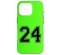 Number Twenty Four #24 Sports Team Uniform Birthday 24 Case for iPhone 16 Pro