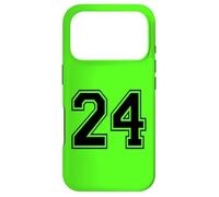 Number Twenty Four #24 Sports Team Uniform Birthday 24 Case for iPhone 17 Pro