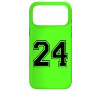 Number Twenty Four #24 Sports Team Uniform Birthday 24 Case for iPhone 17 Pro Max