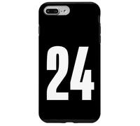 Number Twenty Four #24 Sports Team Uniform Birthday 24 Case for iPhone 7 Plus/8 Plus