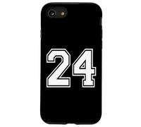 Number Twenty Four #24 Sports Team Uniform Birthday 24 Case for iPhone SE (2020) / 7/8