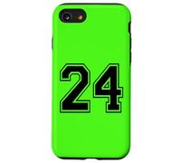 Number Twenty Four #24 Sports Team Uniform Birthday 24 Case for iPhone SE (2020) / 7/8
