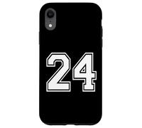 Number Twenty Four #24 Sports Team Uniform Birthday 24 Case for iPhone XR