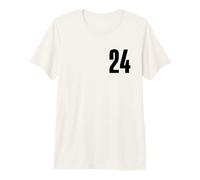 Number Twenty Four #24 Sports Team Uniform Birthday 24 Premium T-Shirt