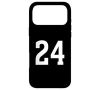 Number Twenty Four #24 Team Uniform 24 Birthday Anniversary Case for iPhone 17 Pro Max