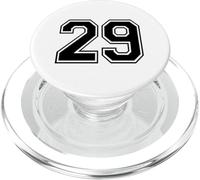 Number Twenty Nine #29 Sports Team Uniform Birthday 29 PopSockets PopGrip for MagSafe