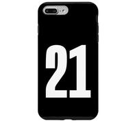 Number Twenty One #21 Sports Team Uniform Birthday 21 Case for iPhone 7 Plus/8 Plus
