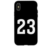 Number Twenty Three #23 Sport Team Uniform Birthdays Case for iPhone X/XS