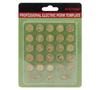 Number Wood Burning Tip Set 28PCS Premium Brass Welding Pyrography Heads for DIY Engraving Carving Crafts on Wood Leather Plastic