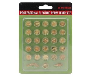 Number Wood Burning Tip Set Premium Brass Welding Pyrography Heads for DIY Engraving and Carving Crafts on Wood Leather Plastic 28PCS