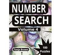 Number Word Puzzle Search: Volume 4, Great for All Ages, Large Print, 100 Number Puzzles