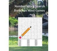 Number Word Search Book Fun Mind Games: 100 Exciting Number Puzzles for Adults