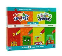 Numberblocks and Alphablocks: My First Numbers & Letters Wipe-Clean Books & Pens Set - Alphabet, Phonics Words, Numbers & Shapes (Pack of 4) (Numberblock Wipe Clean Titles)