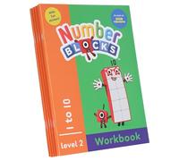 Numberblocks and Alphablocks Orange Level 2 Workbook Collection for Ages 3-5 - 6 Educational Maths and Phonics Activity Books with Fun Stickers ... Orange Level Workbook Set (6 books))