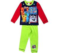 Numberblocks Boys Pyjamas, 2 Piece Set featuring 3, 5, 7 and 9, Multicoloured, Age 4-5 Years