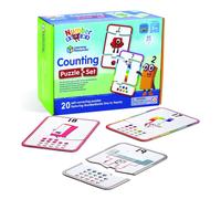 Learning Resources HM95401-UK Learn 1 Numberblocks, Count, 20 Educational in One Pack, 3-Piece Jigsaw Puzzle, Ages 3 Onwards, Multicoloured,
