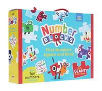 Numberblocks First Numbers Jigsaw and Book - Board Book and Giant 36-Piece Floor Puzzle - Learn to Count with One to Ten - Official Screen-Free Early Maths Gift
