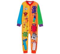 Numberblocks Kids Onesie All In One Girls Boys Pyjamas Kids Fleece Pjs Warm Loungewear 4-5 Years Multi