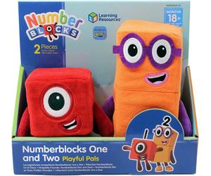 NumberBlocks One And Two Playful Pals Plush Soft Toy
