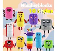 Numberblocks Plush Toys 10 Colourful Enlightenment Stuffed Plush Toys