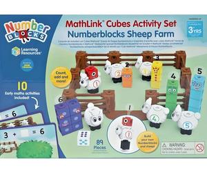 Numberblocks Sheep Farm Mathlink Cubes Education Mathematics Activity Set
