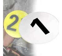 Numbered 1-5 1-50 1-100 Round Cabinet Numbers, Plastic Table Numbers With Self-adhesive Backing, Numeric Tag For Organizing And Sorting In Locker(White-1-100,D 3 CM)