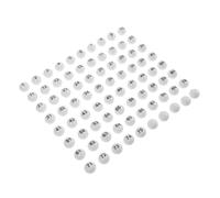 Numbered Bingo Balls 80 Pcs, Fall-Resistant Plastic Mini Balls with Markings, Portable Replacement for Lotto Wheel, Suitable for Family and Party Games