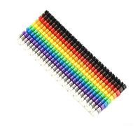 Numbered Cable Markers 100 Pieces for Efficient Cable Management in Industrial Control Cabinets and Power Distribution Units (2.5mm)