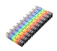 Numbered Cable Markers 100 Pieces for Efficient Cable Management in Industrial Control Cabinets and Power Distribution Units (6mm)