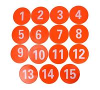 Numbered Floor Spots Markers Footstep Mat Disc Markers For Courts Floor Indoor Outdoor Soccer Training Sports Activity Agility Carpet