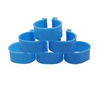 Numbered Leg Rings,Birds Ring,100 Pcs No Words Poultry Foot Bird Pigeon Chicken Signage 16Mm Inner Diameter Carrying Mark(Blue)