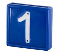 Numbered marking collar to slide onto the bracelet Kerbl N°1 (x10)