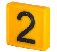 Numbered marking collar to slide onto the bracelet Kerbl N°2 (x10)