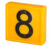 Numbered marking collar to slide onto the bracelet Kerbl N°8 (x10)