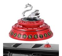 Numbered, Numbered Parking Parking,Multifunctional Rotating Swan Aromatherapy Diffuser | Solar Power Air Chill Oil Diffuser, Phone Phone for Car