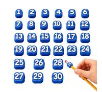 Numbered Pencil Labels And Marking Labels For Class