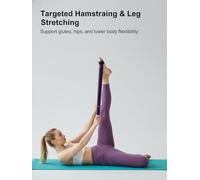 Numbered Resistance Band Leg Stretcher Band Stretching Bands Yoga Hamstring Stretch Strap With Loops Physical Therapy Elastic Exercise Flexibility Belt Pilates Straps Yoga Strap