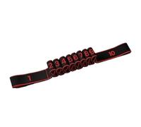 Numbered Resistance Band, Multi-Segment Exercise Band for Leg Training, 4cm Wide Yoga Stretch Band for Women's Fitness(12 grid black red)