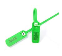 Numbered Security Seals Pull Tie Locking Tag Tamper Proof Zip Tie Secure Label (100 X Green)