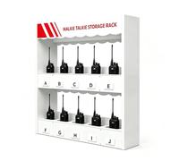 Numbered Wall-mounted Radio Charging Station, Charging and Storage Walkie-talkies Rack Holder in Office/Hotel/Warehouse/Security, 5/8/10/15/16/24/32-slot(10hole)
