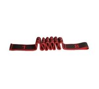 Numbered Yoga resistance band Stretch Band, Multi-Segment Exercise Band with TP Fabric, Flexibility Training Band for Dance & Fitness(Black red 8)